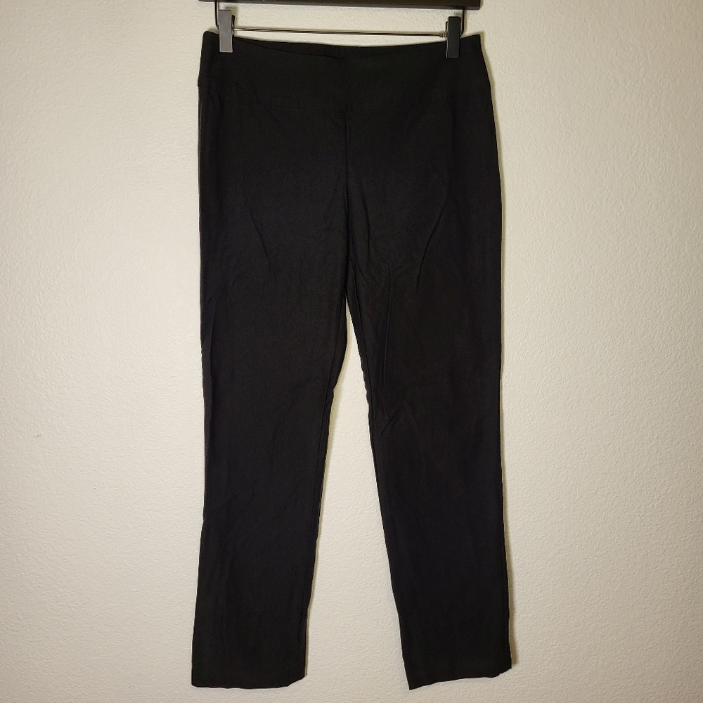Nic + Zoe Petite Straight Leg Pull On Stretchy Pants size 4 Petite